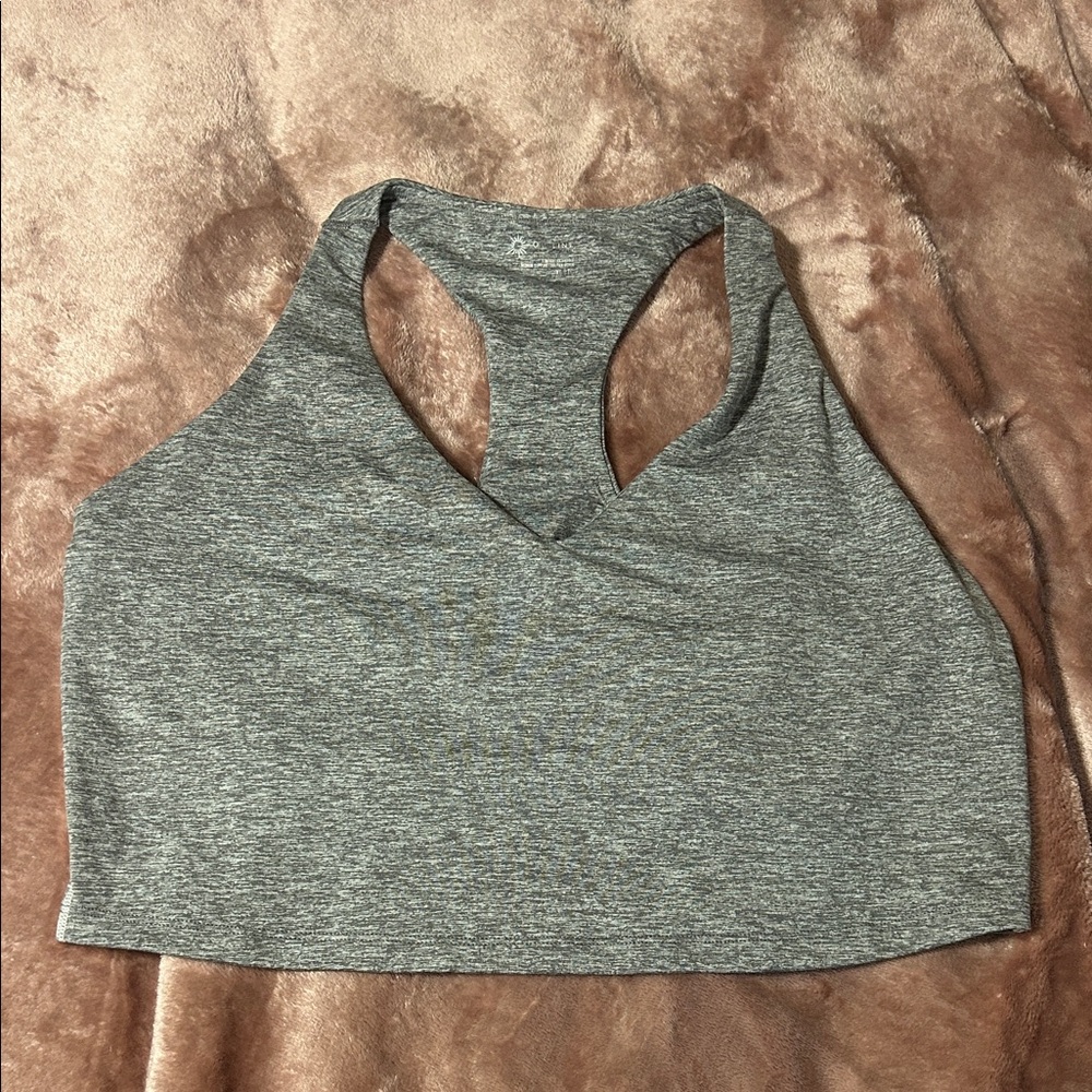 Gray Athletic Tank Top